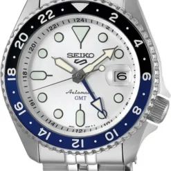SEIKO 5 SPORTS SKY BLUE SILVER CLOUD GMT
