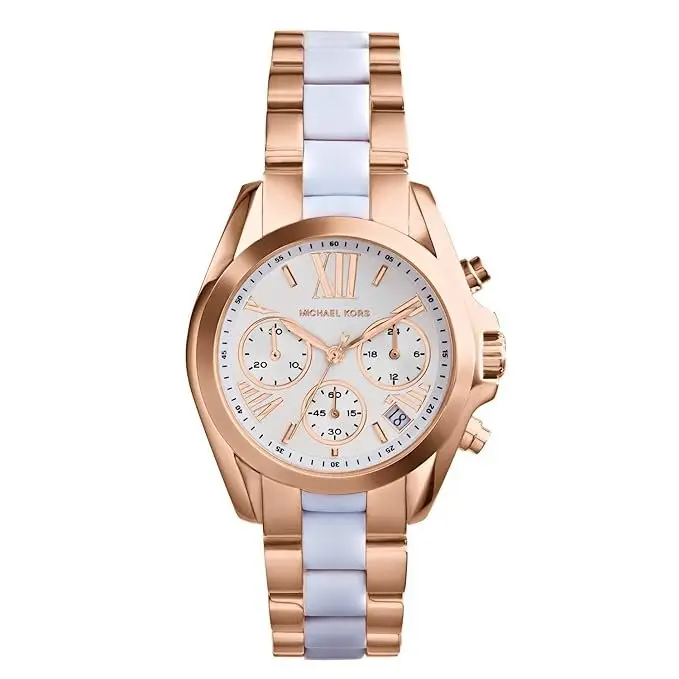 MICHAEL KORS BRADSHAW FOR WOMENS (ROSE GOLD WHITE)