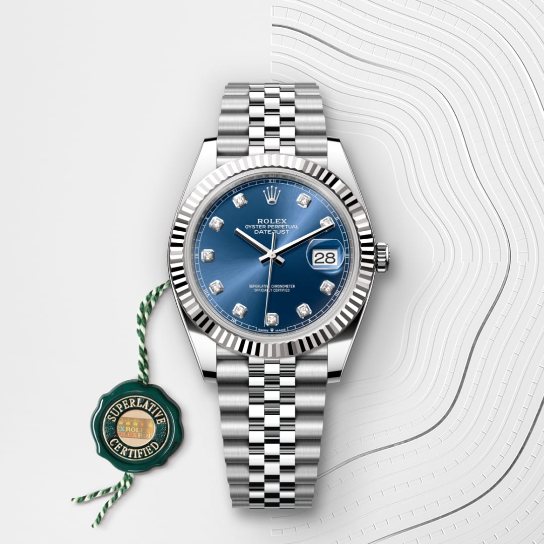 ROLEX DATE JUST DIAMOND (SILVER BLUE) - VIRAT KOHLI - Image 2