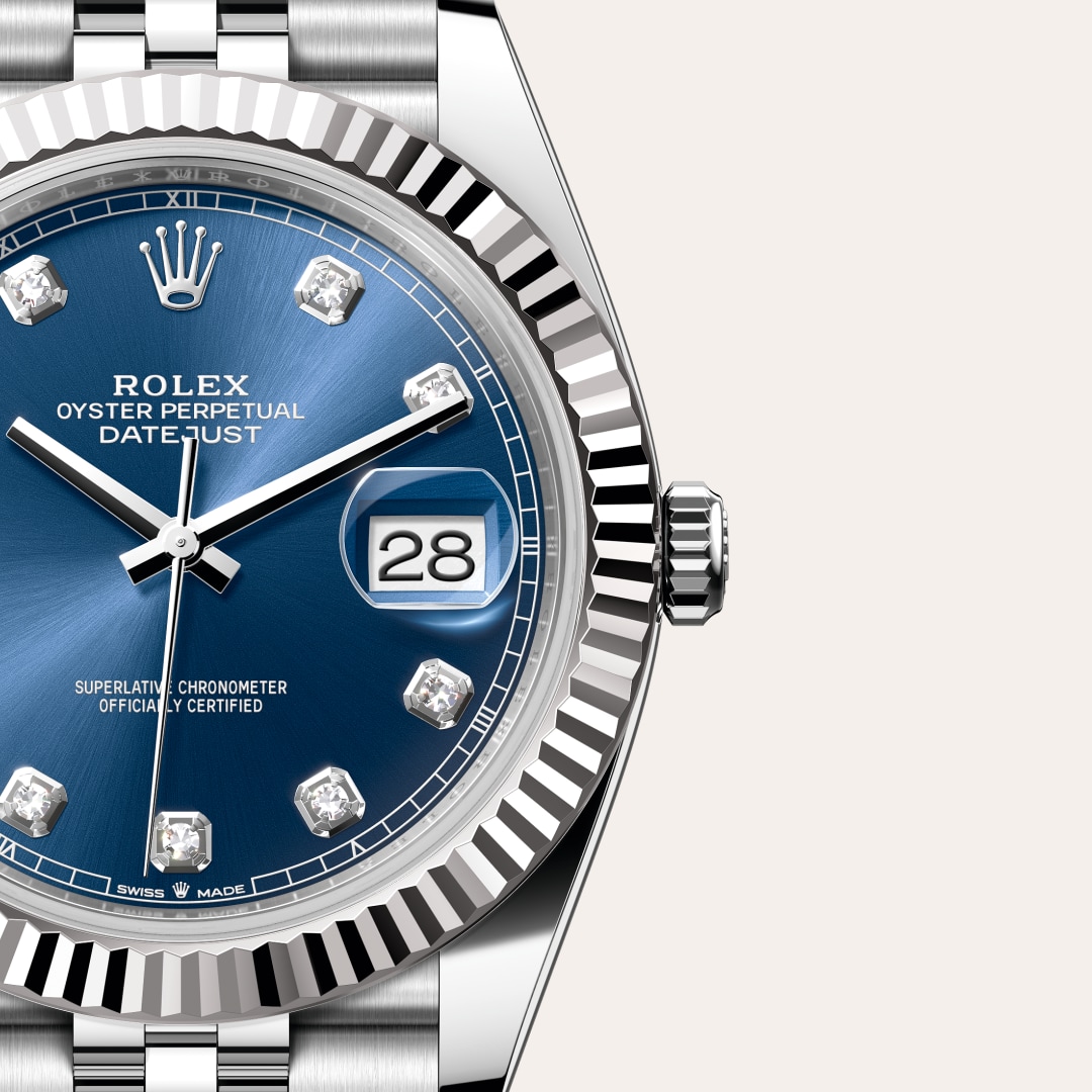 ROLEX DATE JUST DIAMOND (SILVER BLUE) - VIRAT KOHLI - Image 3