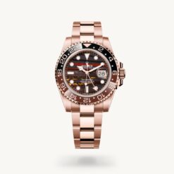 ROLEX GMT MASTER ROOTBEER TIGER IRON (ROSE GOLD BLACK)