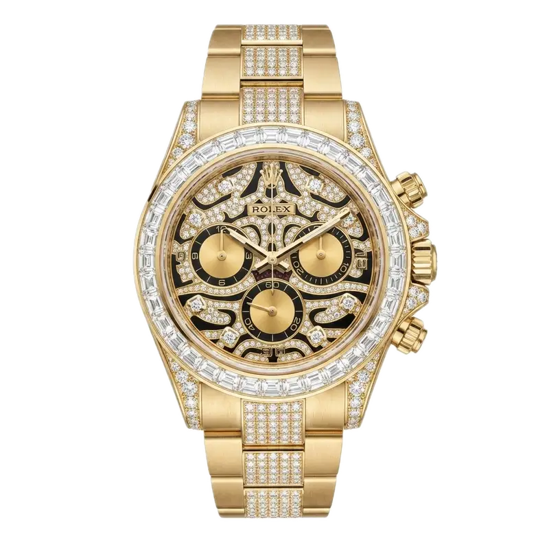 ROLEX DAYTONA EYE OF THE TIGER (GOLD CHAIN)